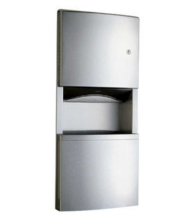 B-4369 - Contura Recessed Paper Towel Dispenser/Waste Receptacle with TowelMate and LinerMate