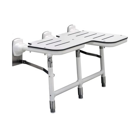 B-918116L - Bariatric Folding Shower Seat with Legs